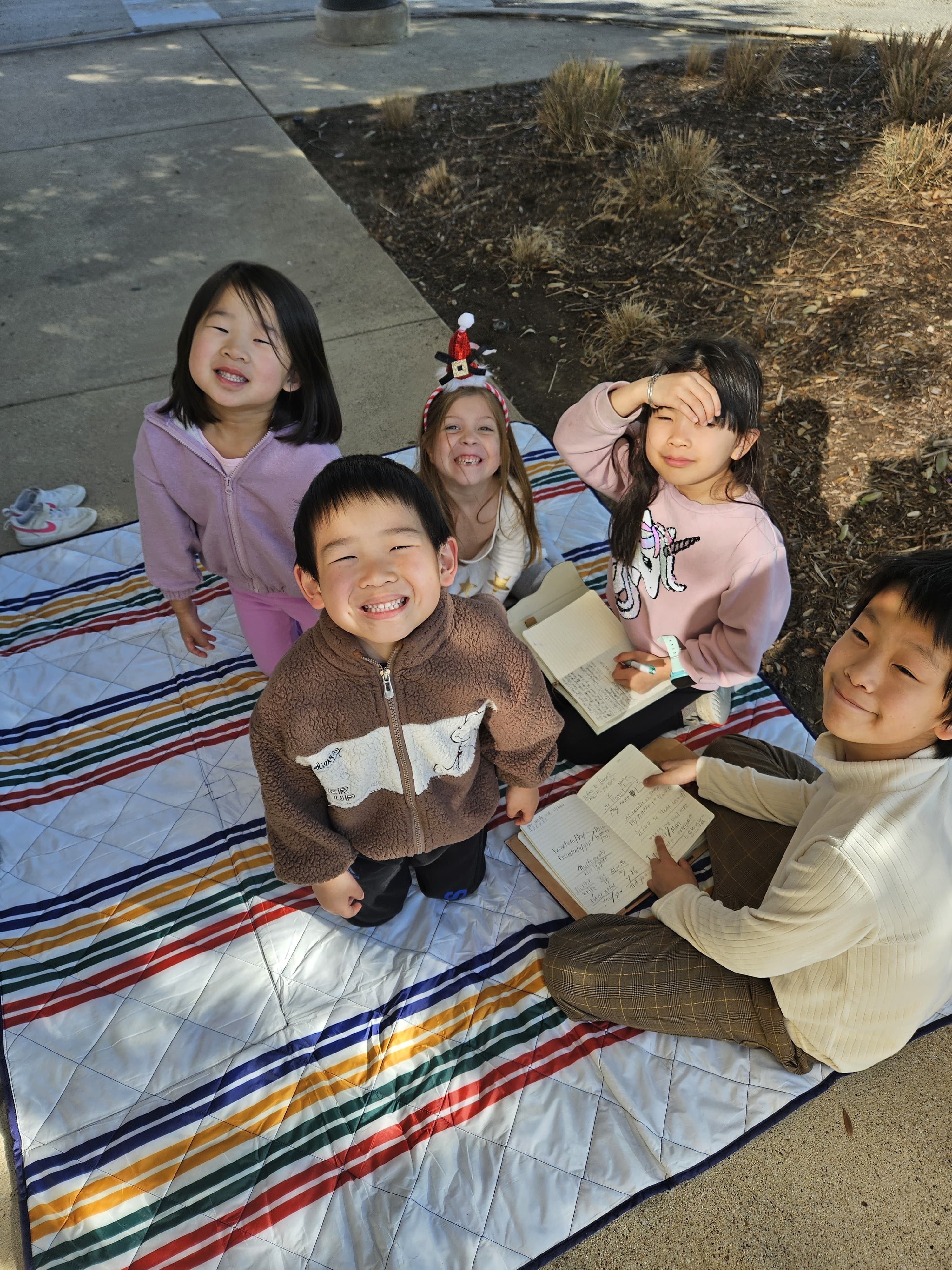 Outdoor learning session